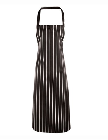 P-PR110-Striped Bib Apron